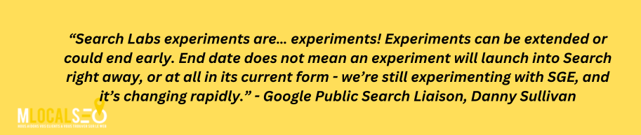 Qu'est-ce que la Search Generative Experience (SGE) de Google ?
